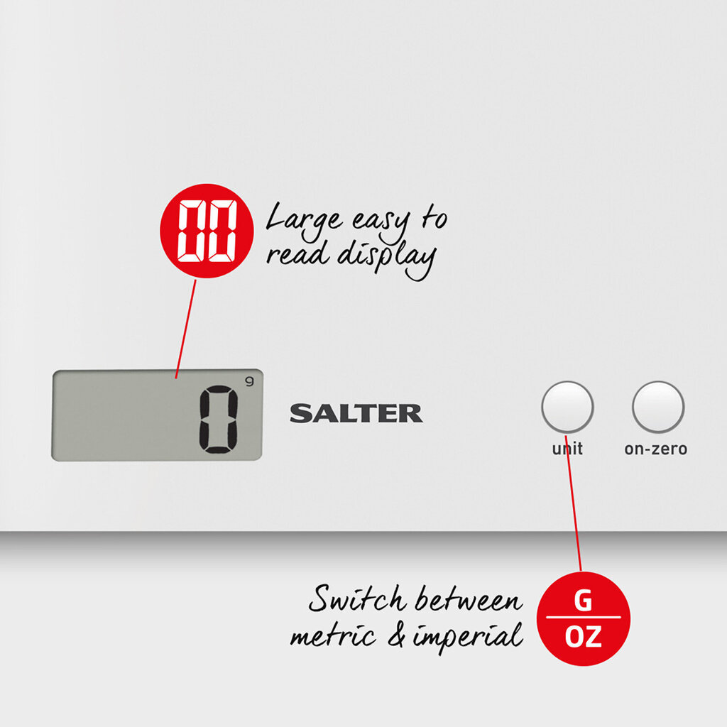 Salter 1066 WHDR15 hind ja info | Köögikaalud | kaup24.ee