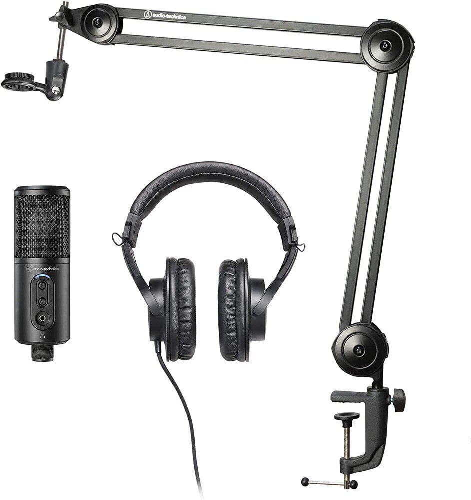 Audio Technica ATR2500x-USB + ATH-M20x + Boom Arm цена и информация | Kõrvaklapid | kaup24.ee