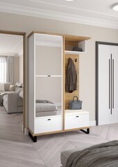 Комплект мебели для прихожей Meblocross Cross Cro-14 3D, тёмно-коричневый / белый / бежевый цена и информация | Комплекты в прихожую | kaup24.ee