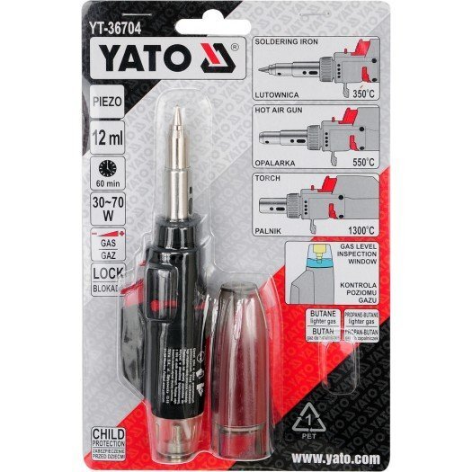 Gaasijootekolb 3in1 12 ml 1300C YT-36704 Yato цена и информация | Keevitusseadmed | kaup24.ee