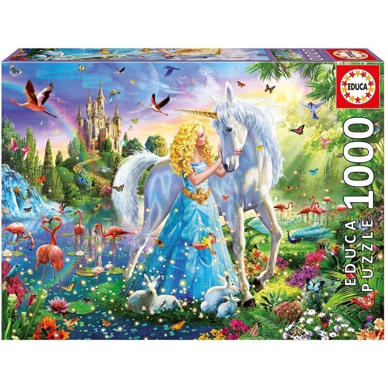 Pusle The Princess And The Unicorn, 1000 tk цена и информация | Pusled | kaup24.ee