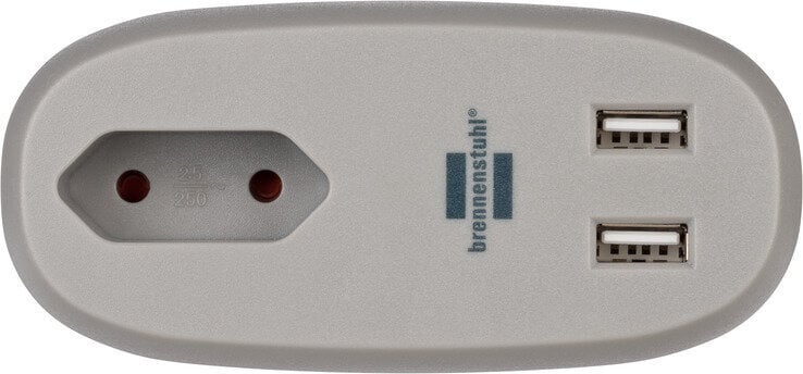 Brennenstuhl pikendusjuhe Diivanile 2XUSB 2100 mA 1 pesa 3m. hind ja info | Pikendusjuhtmed, kaablid | kaup24.ee