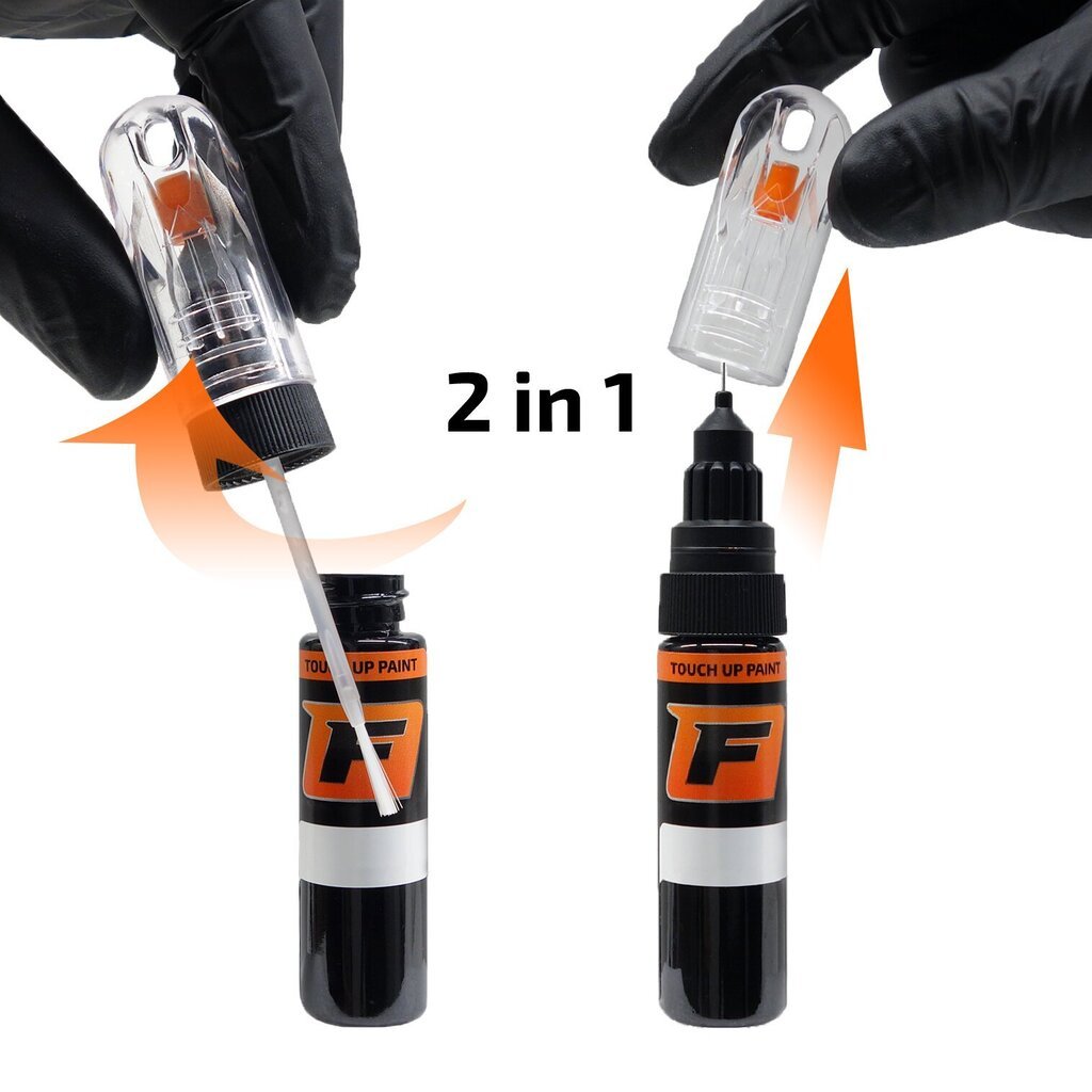 AUDI LY2G - GLUTORANGE Komplekt: Kriimustuste parandmaise värv + Krunt (roostekaitse) + Poleerimisaine 15 ml цена и информация | Auto värvikorrektorid | kaup24.ee