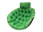 Подушка для подвесного кресла-качалки Hobbygarden Moon, зеленая