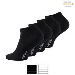 Мужские короткие спортивные носки Vincent Creation, 4 пары, черные цена и информация | Мужские носки | kaup24.ee