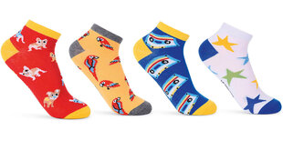 Короткие носки для мальчиков be Snazzy ST-08, 6 шт. цена и информация | Носки, колготки для мальчиков | kaup24.ee