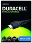 Kaabel Duracell USB-microUSB, 1m hind ja info | Mobiiltelefonide kaablid | kaup24.ee