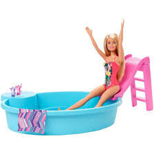 Кукла Барби с бассейном, GHL91 цена и информация | Игрушки для девочек | kaup24.ee