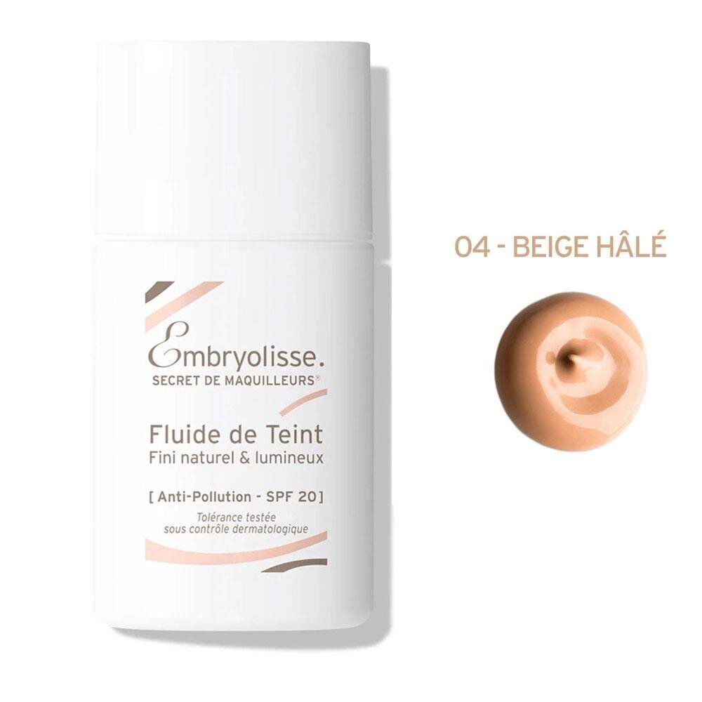 Jumestuskreem EMBRYOLISSE Liquid Foundation 04 Warm Beige, 30ml цена и информация | Jumestuskreemid, puudrid | kaup24.ee