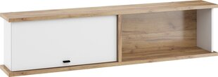 Подвесной шкафчик Meblocross Cross Cro-22 D, светло-коричневый/белый цена и информация | Шкафчики в гостиную | kaup24.ee