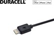 Kaabel Duracell USB-Lightning, 1m цена и информация | Mobiiltelefonide kaablid | kaup24.ee