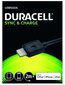 Kaabel Duracell USB-Lightning, 2m цена и информация | Mobiiltelefonide kaablid | kaup24.ee