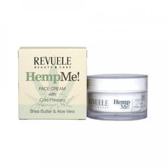 Крем для лица с конопляным маслом Revuele Hemp Me, 50 мл цена и информация | Кремы для лица | kaup24.ee