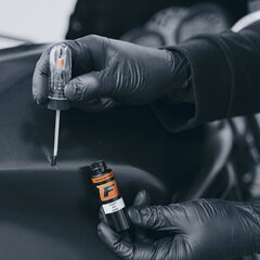 VOLKSWAGEN A3K - BLACK RUBIN Komplekt: Kriimustuste parandmaise värv + Krunt (roostekaitse) + Poleerimisaine 15 ml hind ja info | Auto värvikorrektorid | kaup24.ee