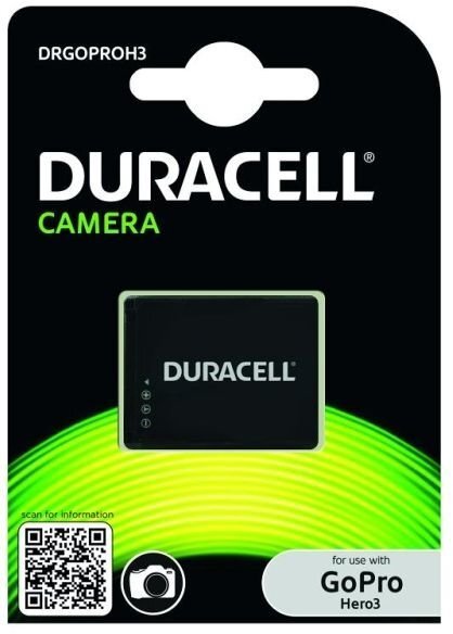 Aku Duracell GoPro3 kaamerale, analoog AHDBT-301 AHDBT-302 цена и информация | Akud videokaameratele | kaup24.ee
