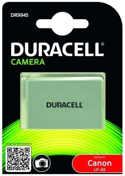 Duracell aku, analoog Canon LP-E8, 1020mAh цена и информация | Akud, patareid fotoaparaatidele | kaup24.ee