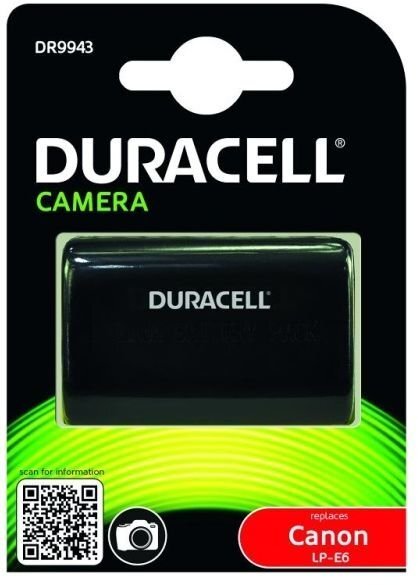 Duracell aku, analoog Canon LP-E6, 1400 mAh hind ja info | Akud, patareid fotoaparaatidele | kaup24.ee