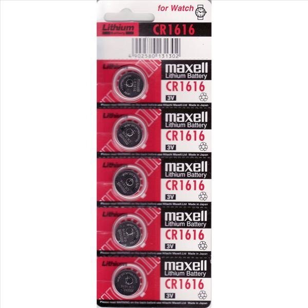 Patarei Maxell CR1616, 5 tk hind ja info | Patareid | kaup24.ee