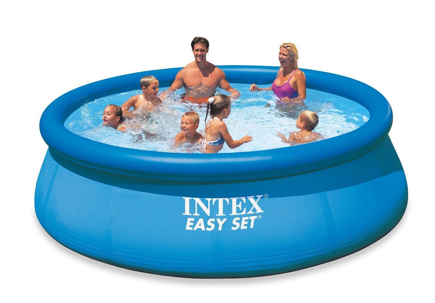 Надувной бассейн Intex easy Set лого