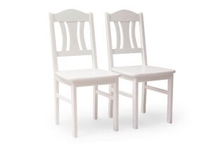 Männipuidust komplekt Per 5155, 2 tk, valge hind ja info | Söögilaua toolid, köögitoolid | kaup24.ee