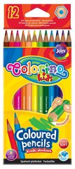 Värvilised pliiatsid COLORINO, 12 värvi цена и информация | Принадлежности для рисования, лепки | kaup24.ee