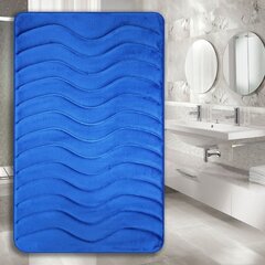 Коврик для ванной комнаты Memory foam "Benedomo" 50x80 LZ-19 Deep blue цена и информация | Аксессуары для ванной комнаты | kaup24.ee