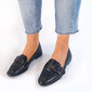 Roomiktallaga mokassiinid, mustad hind ja info | Naiste kingad | kaup24.ee