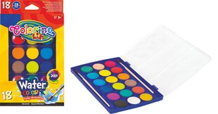 Акварельные краски COLORINO, 18 цветов цена и информация | Принадлежности для рисования, лепки | kaup24.ee