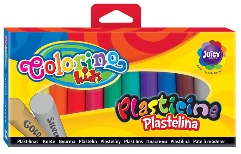 Plastiliin COLORINO, 12 värvi цена и информация | Kunstitarbed, voolimise tarvikud | kaup24.ee