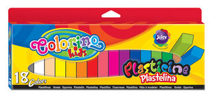 Plastiliin Colorino, 18 värvi​ hind ja info | Kunstitarbed, voolimise tarvikud | kaup24.ee
