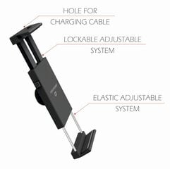 Swissten S-Grip T1-CD1 Universal Car CD / Radio Holder For Tablets / Phones / GPS Black hind ja info | Mobiiltelefonide hoidjad | kaup24.ee