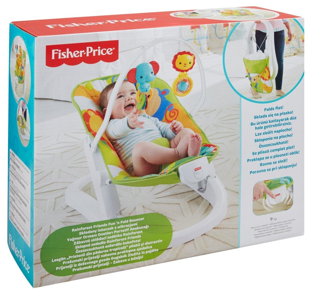 Lamamistool Fisher Price Jumperoo, lastele, CMR20 цена и информация | Beebi lamamistoolid | kaup24.ee