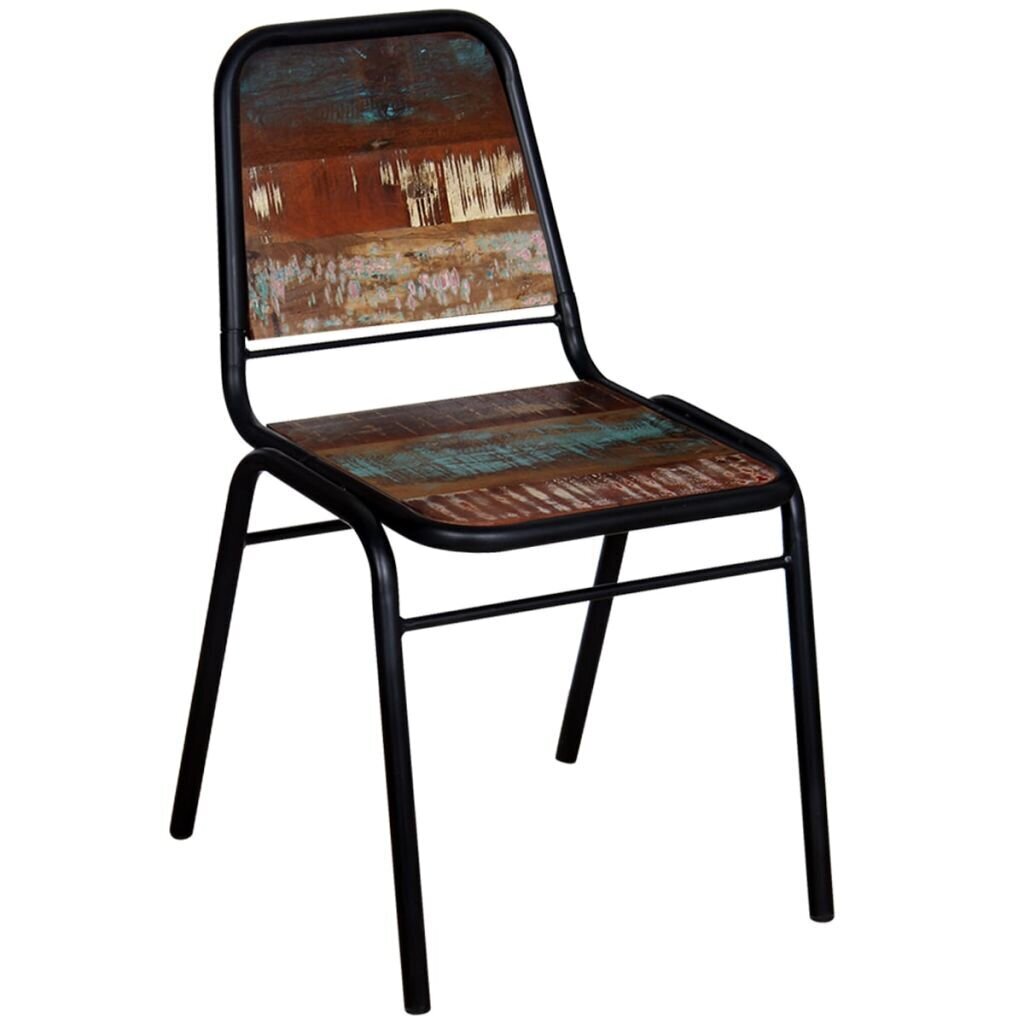 vidaXL köögitoolid 6 tk taastatud puidust hind ja info | Söögilaua toolid, köögitoolid | kaup24.ee