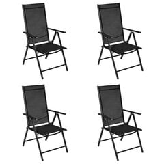 Складные уличные стулья, 4 шт. цена и информация | Уличные cтулья | kaup24.ee