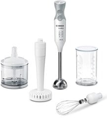 Bosch Blender ErgoMixx MSM66155 Hand Blender, 600 W, Number of speeds 12, Turbo mode, White цена и информация | Блендеры, измельчители | kaup24.ee