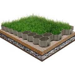 vidaXL mururestid 16 tk roheline 60 x 40 x 3 cm plast цена и информация | Заборы и принадлежности к ним | kaup24.ee