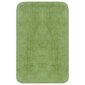 vidaXL vannitoamattide komplekt, 2-osaline, kangas, roheline hind ja info | Vannitoa sisustuselemendid ja aksessuaarid | kaup24.ee