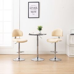 Барные стулья, песчного цвета, 2 шт. цена и информация | Стулья для кухни и столовой | kaup24.ee