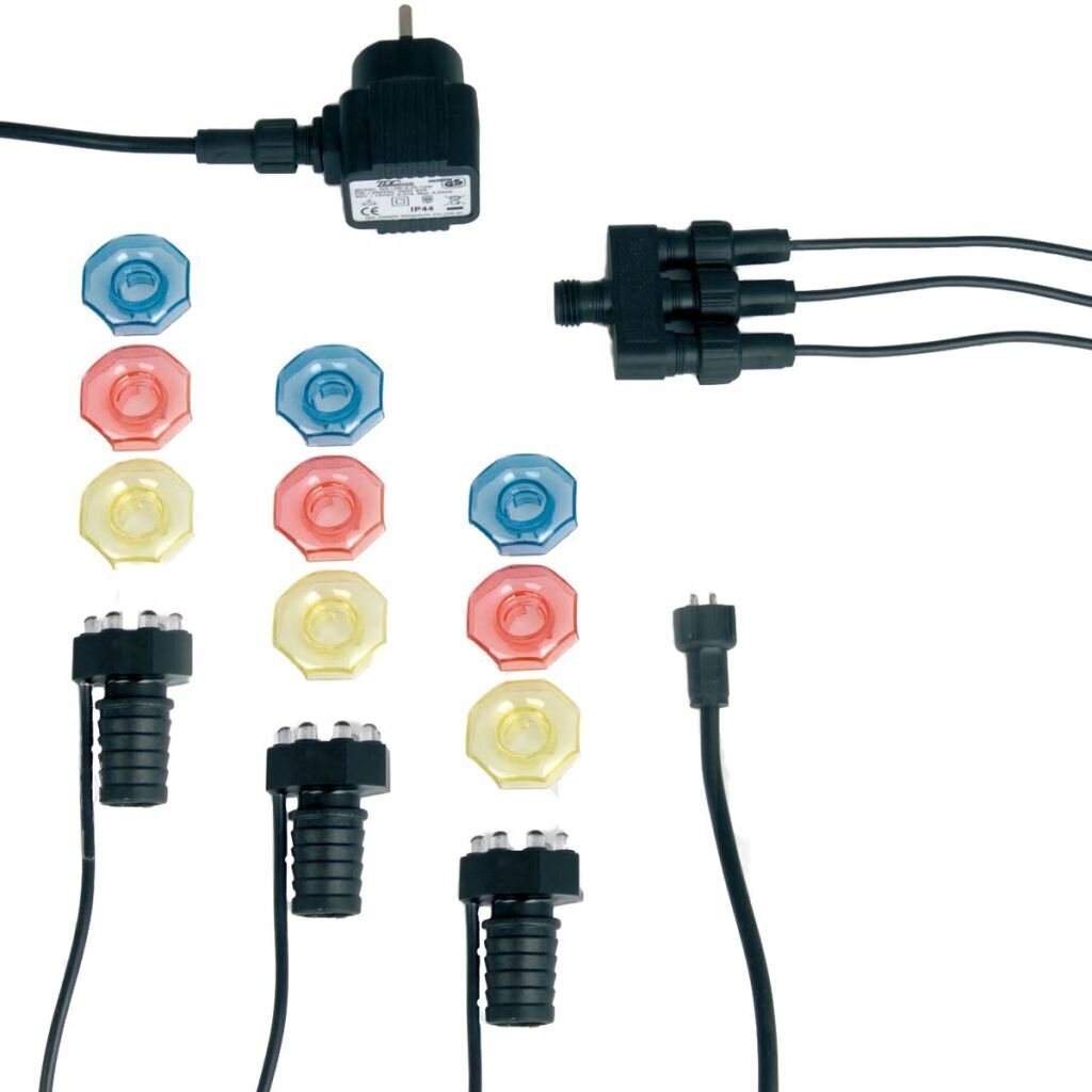 Ubbink veealune tiigilamp "MiniBright" 3 x 8 LEDi hind ja info | Tiigi- ja basseini hooldusvahendid | kaup24.ee