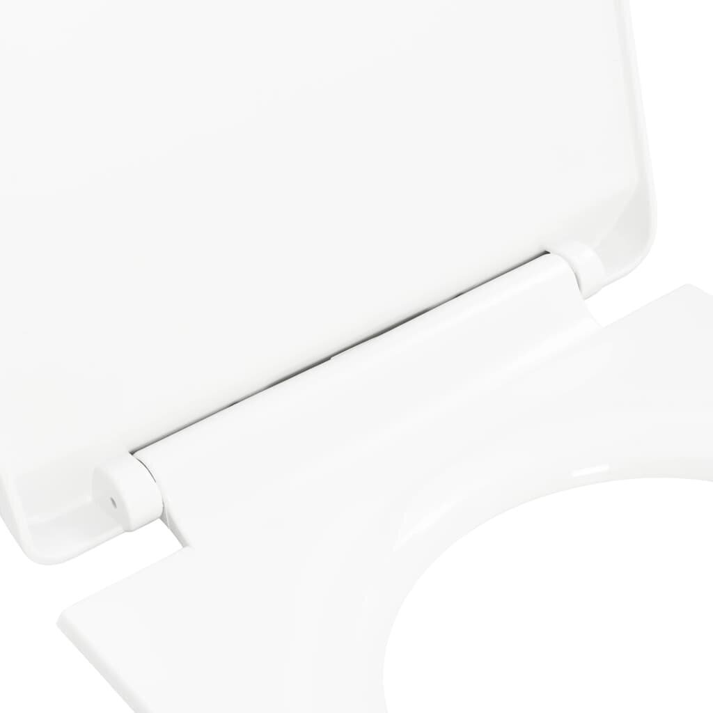 vidaXL vaikselt sulguv prill-laud, kiirvabastusega, valge hind ja info | WC-poti tarvikud | kaup24.ee