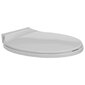 vidaXL vaikselt suletav prill-laud, helehall, ovaalne hind ja info | WC-poti tarvikud | kaup24.ee