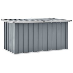 vidaXL aia hoiukast, hall, 129 x 67 x 65 cm цена и информация | Уличные контейнеры, контейнеры для компоста | kaup24.ee