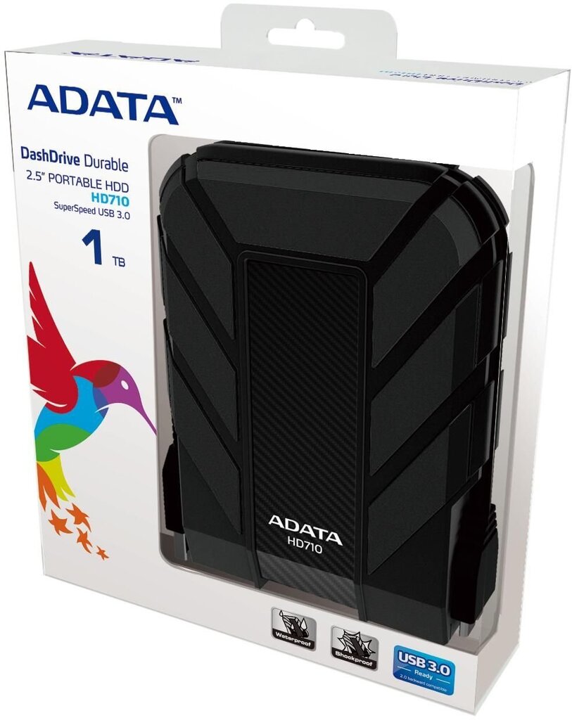 Väline kõvaketas A-Data HD710 2.5'' 1TB, USB 3.0 hind ja info | Välised kõvakettad (SSD, HDD) | kaup24.ee