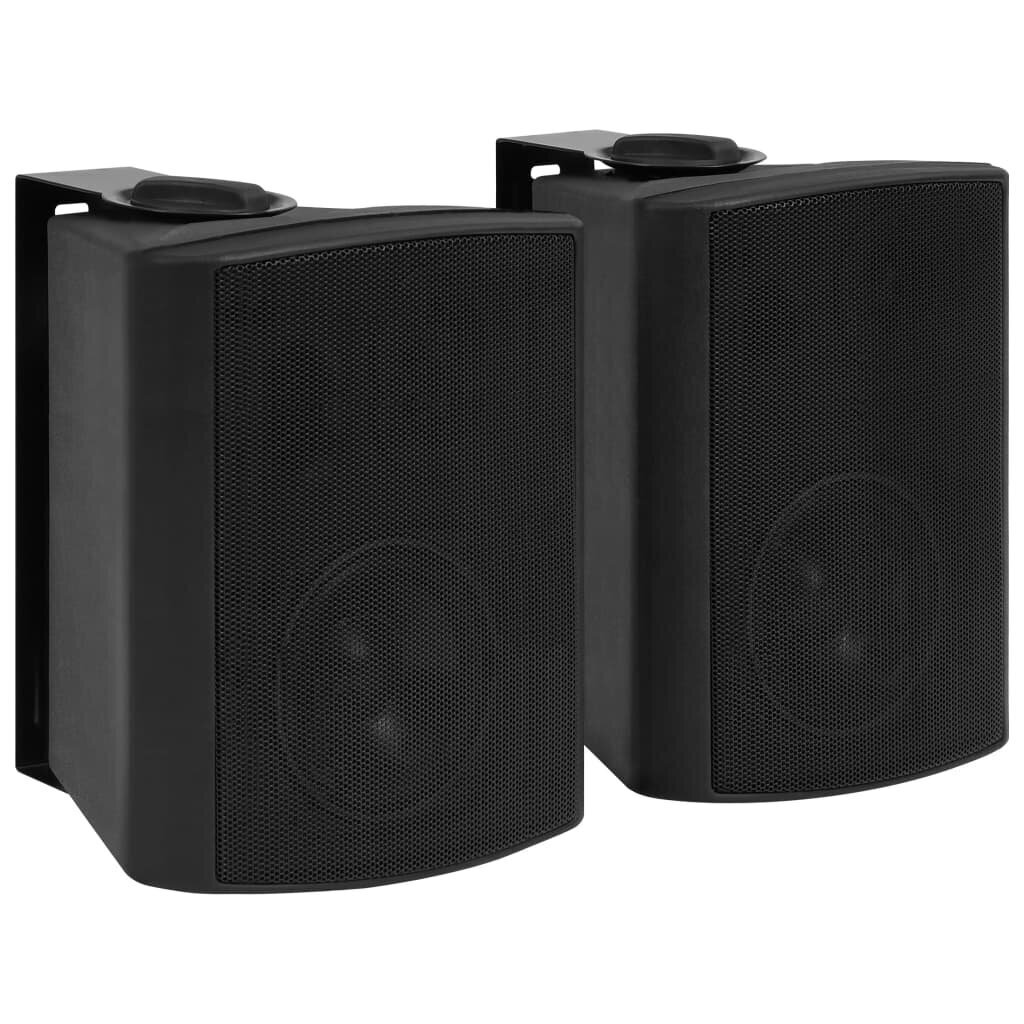 vidaXL seinale kinnitatavad stereokõlarid 2 tk, must, tuppa/õue 100 W цена и информация | Kõlarid | kaup24.ee