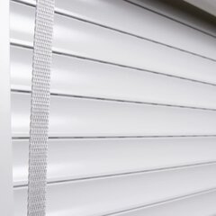 vidaXL fassaadiruloo alumiinium 110 x 220 cm, valge hind ja info | Voldikkardinad | kaup24.ee