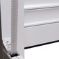 vidaXL fassaadiruloo alumiinium 120 x 150 cm, valge hind ja info | Voldikkardinad | kaup24.ee
