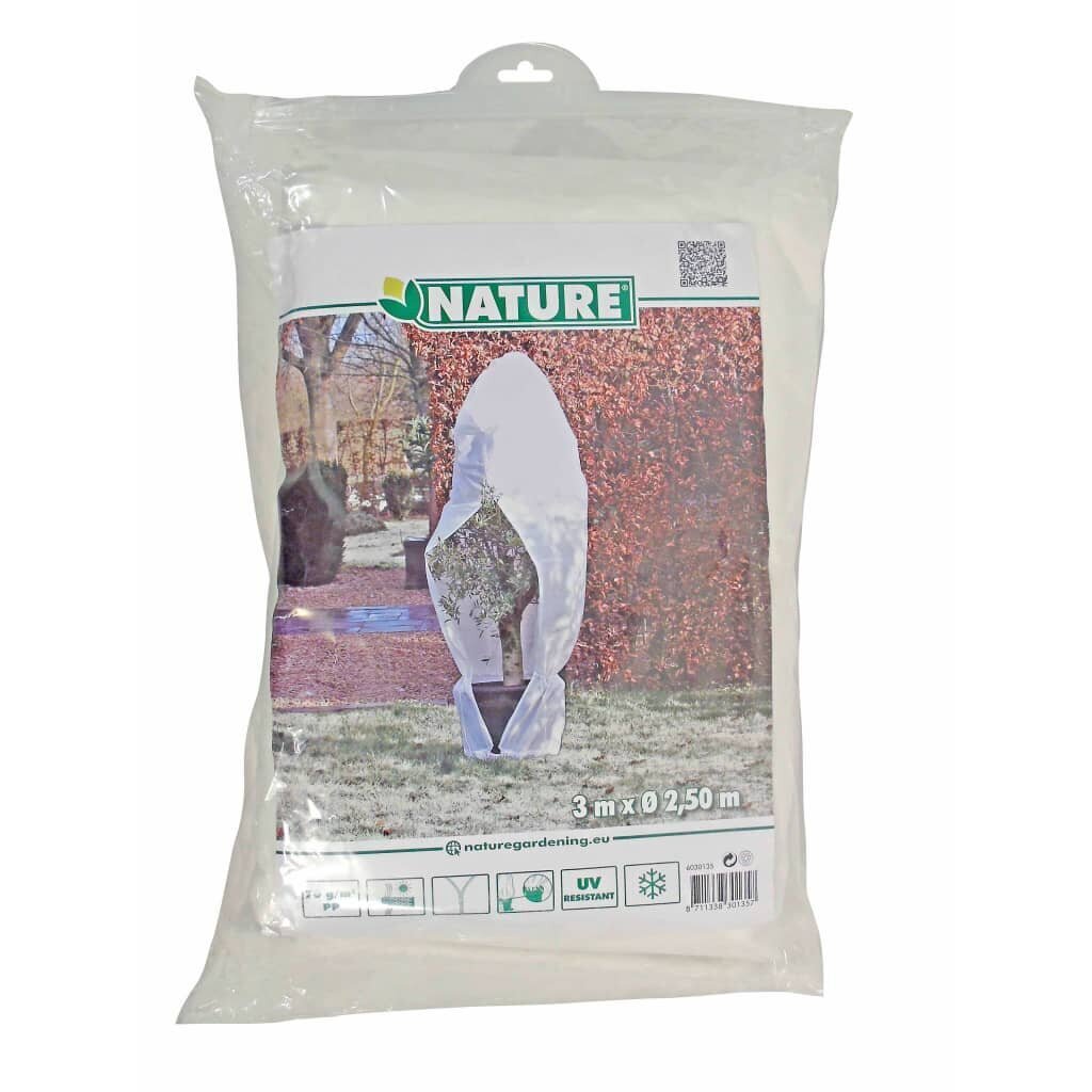 Nature talve fliiskate lukuga 70 g/m² valge 2,5 x 2,5 x 3 m hind ja info | Aiatööriistad | kaup24.ee