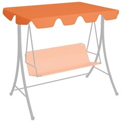 vidaXL aiakiige asenduskatus oranž 226 x 186 cm 270 g/m² цена и информация | Садовые качели | kaup24.ee