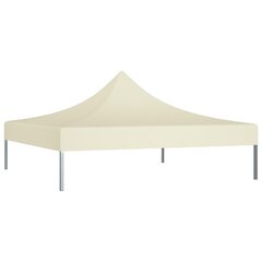 vidaXL peotelgi katus 200 x 200 cm, kreemjas, 270 g/m² цена и информация | Беседки, навесы, тенты | kaup24.ee