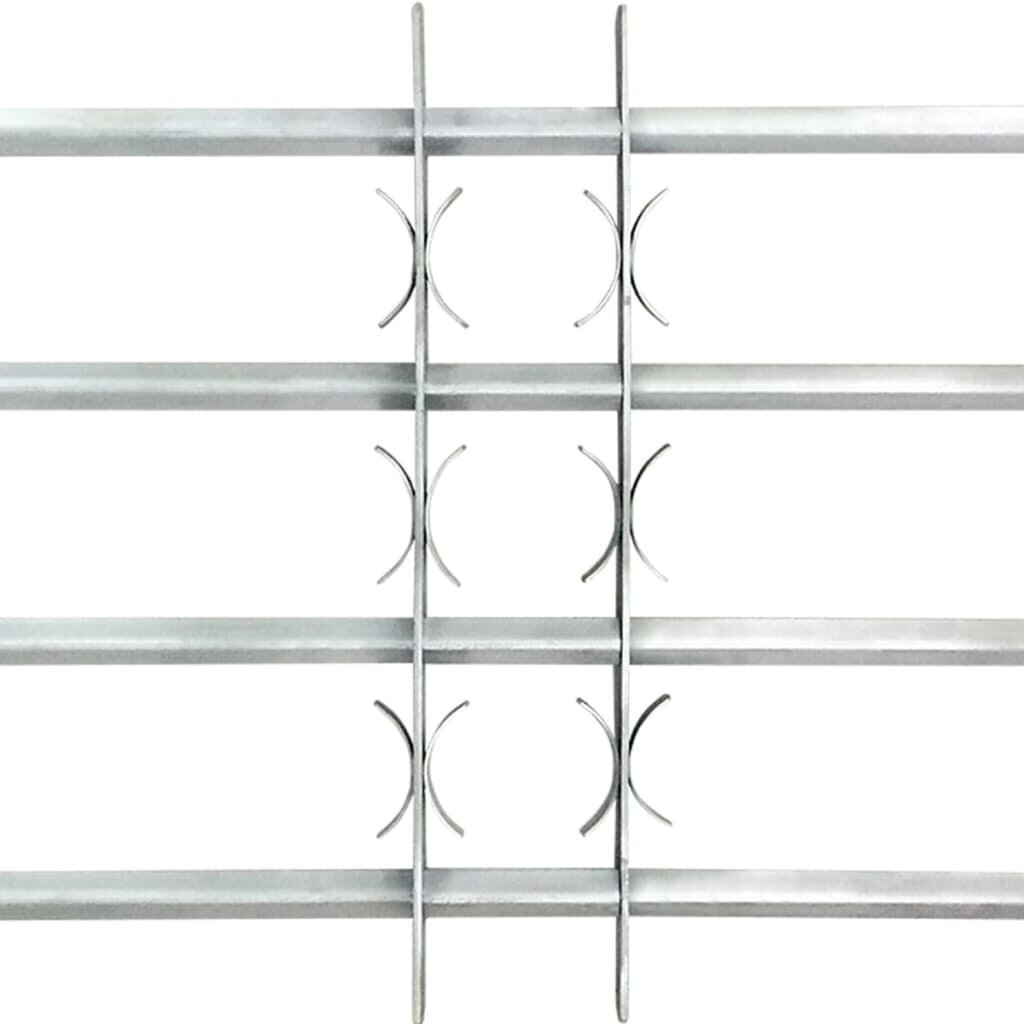 vidaXL reguleeritavad turvatrellid akendele 2 tk 1000–1500 mm цена и информация | Aiad ja tarvikud | kaup24.ee